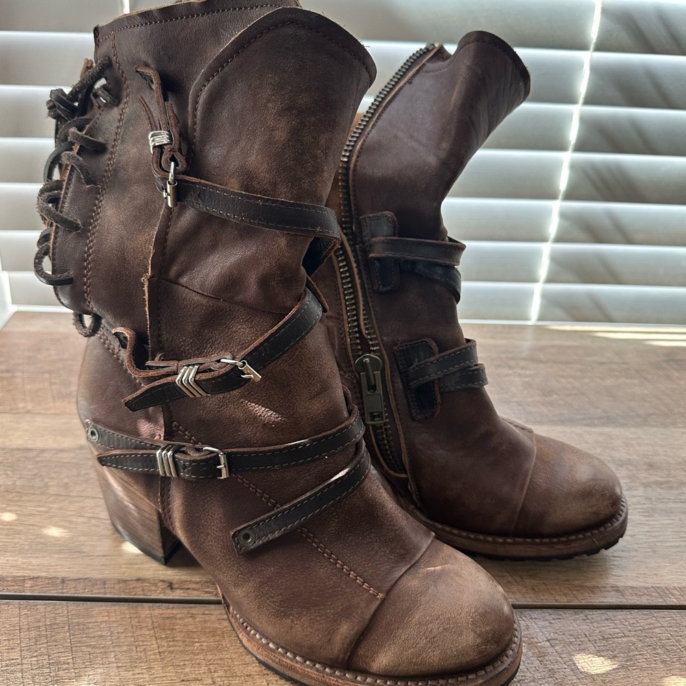 Freebird Cora Brown Leather Women's Boots